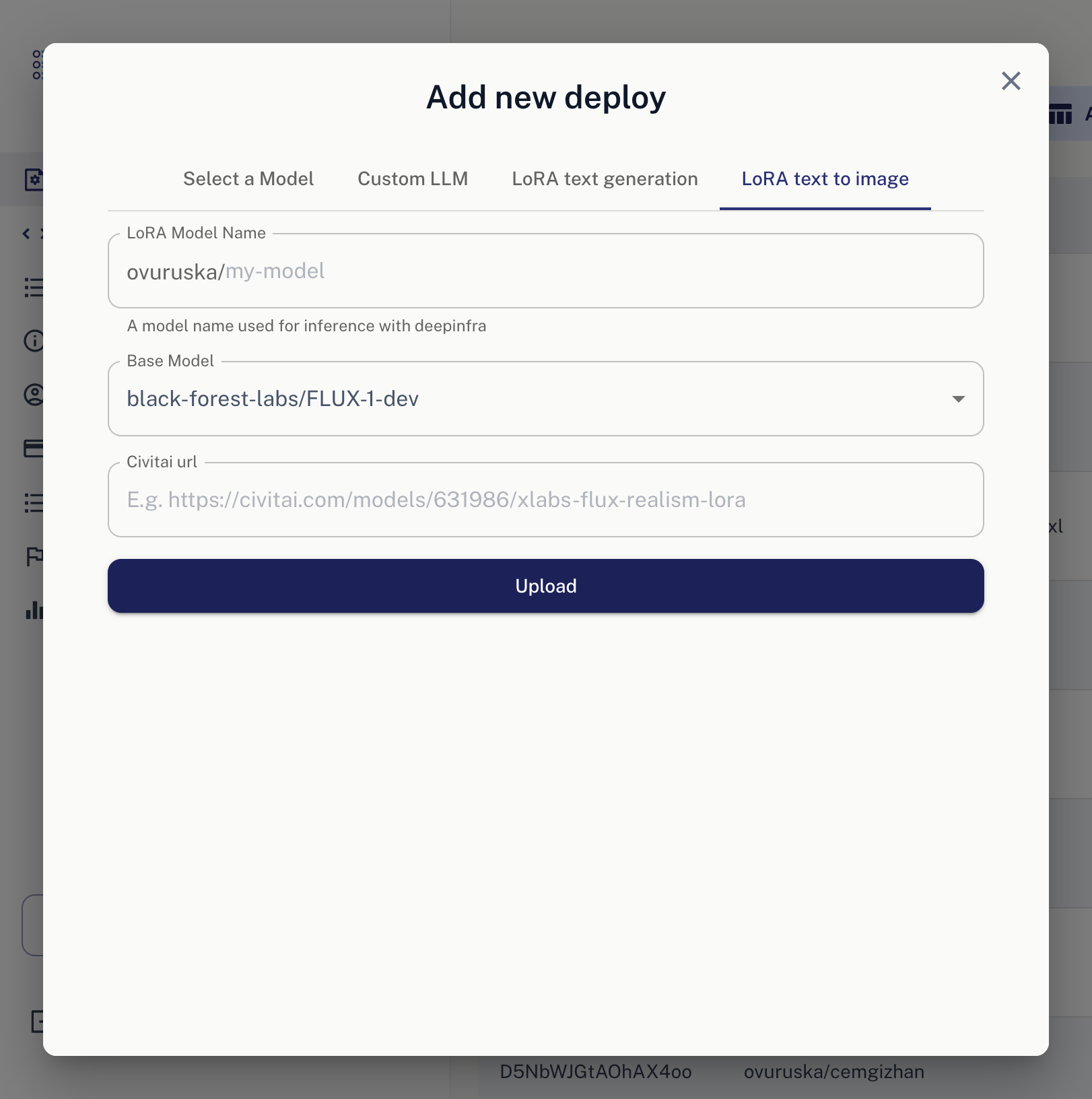 Text-to-image LoRA Dashboard