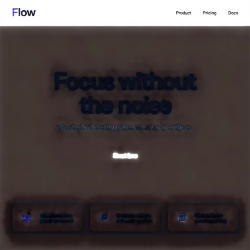 The same page with the call-to-action button separated onto its own layer