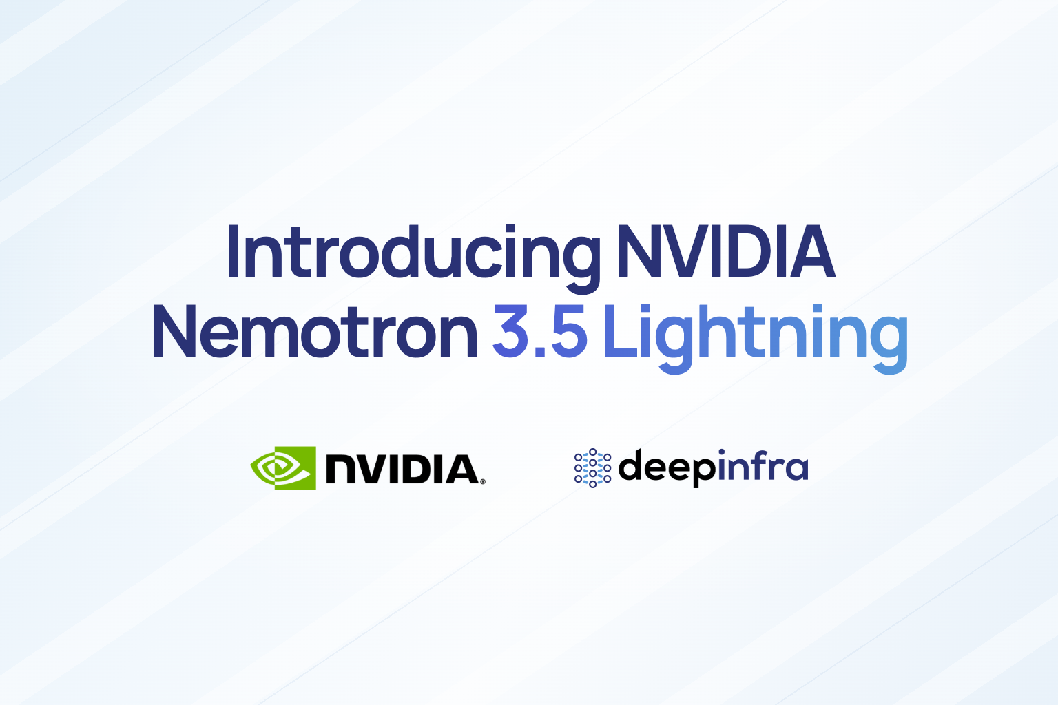 NVIDIA Nemotron 3.5 Lightning Is Live on DeepInfra: Day-Zero Access to the Fastest Open Model for Agents